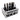 DT-DIATOOL Diamond Drilling Bits Kit with 5/8-11 Thread for Porcelain Tile Marble Granite 9pcs/box Dia 6/8/10/16/19/25/32/51mm+10mm Finger Bit